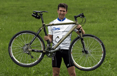 Andi Kessler mit BMC-Bike