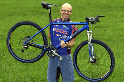 Jan Koba mit Koba-Bike