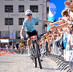 Frans Claes als 2. im Ziel